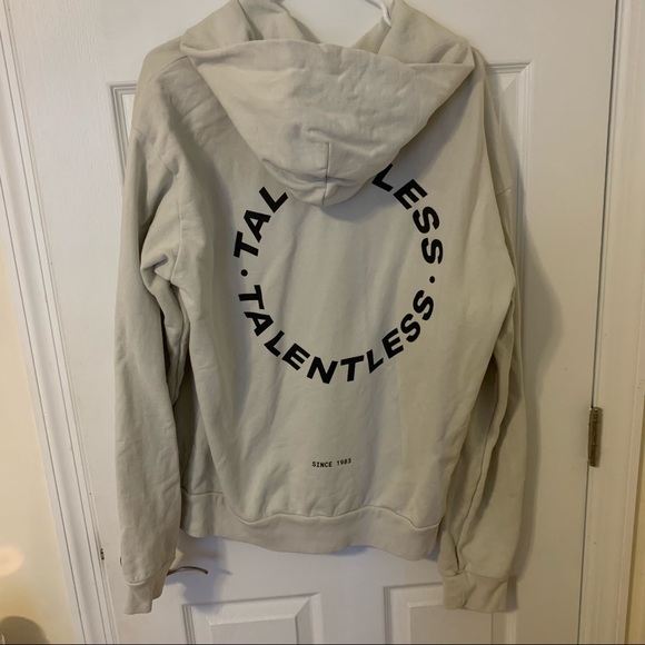 Talentless Sweatshirt in Bone. Unisex Size M. - Picture 5 of 6